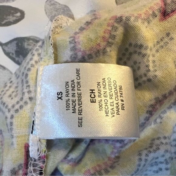 Gorgeous Patrons‎ of Peace Colorful Tank Top XS Excellent Condition - Picture 5 of 5